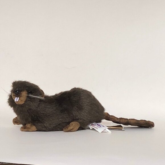 Hansa Handcrafted Beaver Stuffed Animal Brand New w/ Tag # 3839 - Picture 3 of 16